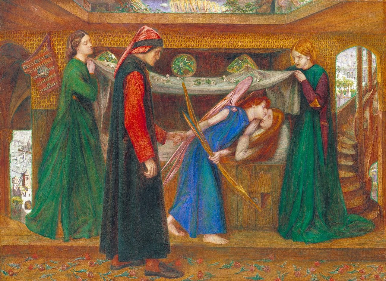 Il sogno di Dante al momento della morte di Beatrice 1856 - Tate Britain, Londra